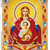 Фея Вышивки БК-13 Знамения Пр. Бцы, схема под бисер со стразами