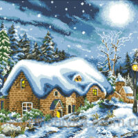 Миледи СЛ-2029 Зимняя радость 2, схема под бисер