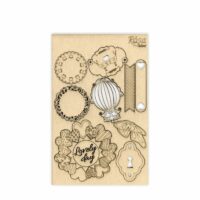 Чипборд для скрапбукинга 13*20см Floral Poem 4 картон