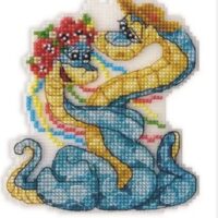 Alisena Набір для вишивання 8072 Змійка 10*11,5см