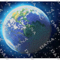 ДАНА-2217 Планета Земля, схема под бисер
