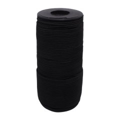 Гумка еластична кругла 2мм чорна 1268