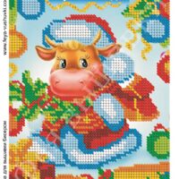 Фея Вышивки НГ-196 Яркого года, схема под бисер