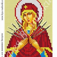 Фея Вышивки М-18 Б.М Семистрельная, схема под бисер