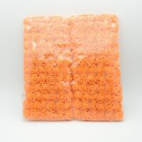 Букет роз из фома 2см с фатином 12шт оранжевый (orang)