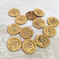 Пуговицы швейные 22мм натуральный беж