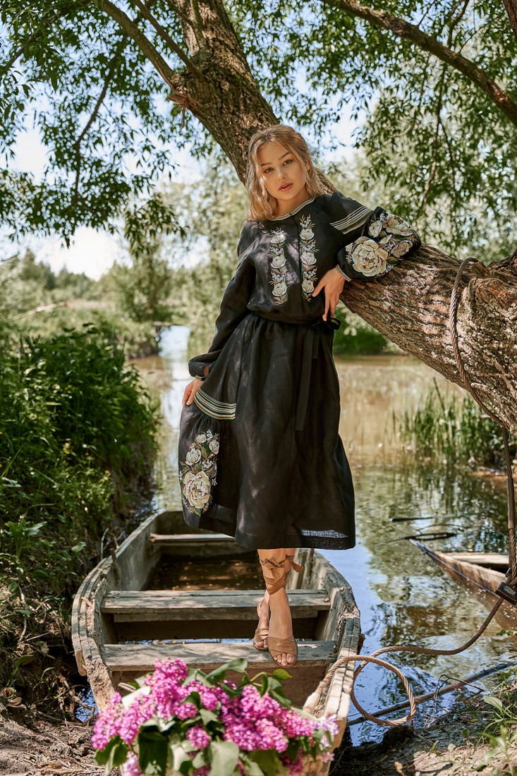 Сукня жіноча 4529 42р чорна міді