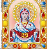 Фея Вышивки НК-6 Покров Пресвятой Богородицы, схема под бисер со стразами