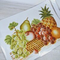 КІО 14-105 Натюрморт з фруктами 33*45см схема для вишивки нитками