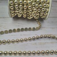 Камни имитация на нитке №XS/116/G золото
