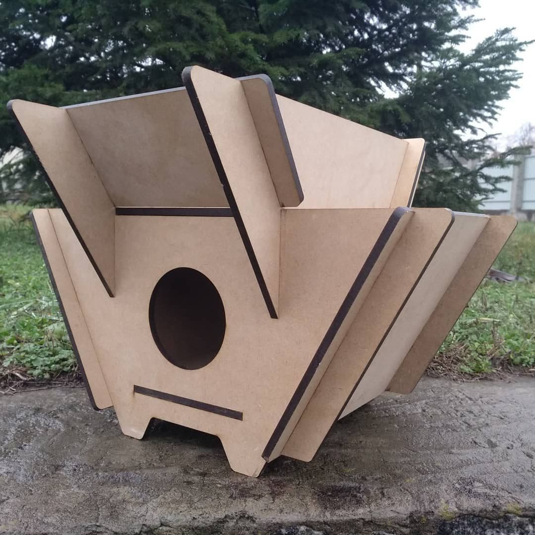 ПА-ДД- Кормушка для птичек 40*40*29см 6мм