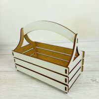 ПА-Ц-008-1 Кошик білий 16*9*13,5см 3мм