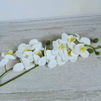 Орхідея латексна 50см біла 713042