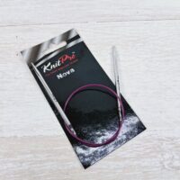 10356 KnitPro Nova Спиці кругові укорочені d5,5мм 40см