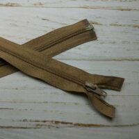 Молния разъемная, витая, Т5, 65см, нейлон, 3862 молочный шоколад