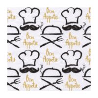 Декупажні серветки "Bon Appetit" 33х33см 17,5г/м2 1шт ti-flair
