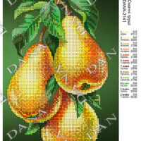 ДАНА-2141 Вкусные груши, схема под бисер