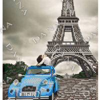 ДАНА-2265 Любовь-Париж, схема под бисер