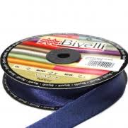 Косая бейка из кожзама 30мм синяя (рулочка) 26649