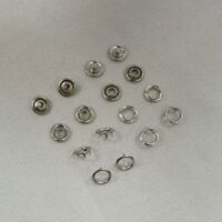 Кнопка трикотажна 9,5мм 25шт срібло 29234