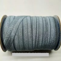 Коса бейка пополамка 20мм графіт