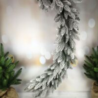 Ліана хвойна лита Classic 120см засніжена 213/120/GS