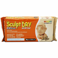 Масса для моделирования персиковая самозастывающая 500г ''Sculpt Dry'' MUNGYO