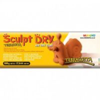 Масса для моделирования терракотовая самозастывающая 500г ''Sculpt Dry'' MUNGYO