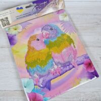 Набір для творчості зі стразами (наклейка) Нерозлучнi 21*25см 178385