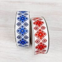 Репс 2,5см Ромбы большие и маленькие 36877