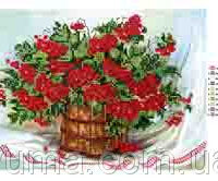 ЮМА 426 Калиновый букет, схема под бисер