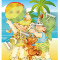 ДАНА-161 Пляжные игры, схема под бисер