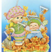 ДАНА-167 Осенние листики, схема под бисер