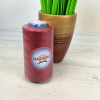 Нитка поліестер 40/2 5000ярд 218 червона MAXIMA