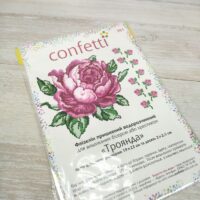 Флізелін водорозчинний К361 Троянда 20*30см