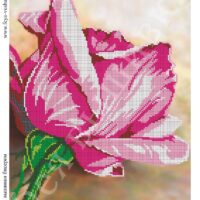 Фея Вышивки В-473 Роза, схема под бисер