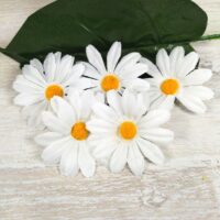 Голова ромашки 7,5-8см белая 5120 Г4