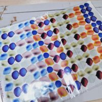 Принт для аплікацій "Пелюстки фіалок" ОАР-10 А3 29*41см