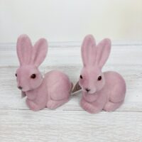 Декоративний Великодній Кролик 10см лавандовий 113-017