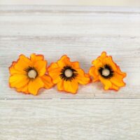 Квітка анемона маленька 6см Оранж Г374