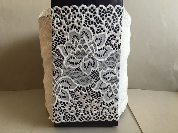 Кружево стрейч на катушке № 2 18см белое