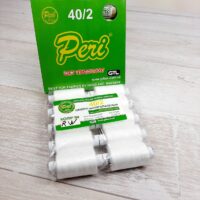 Нить полиэстер 40/2 400ярд 001RW белый неокрашенный ПОЛ-R.wtх2