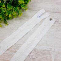 Молния разъемная справа, витая, Т5, 85см, нейлон, 101 белая 55839