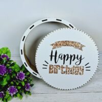 Коробка кругла 20*9см Happy Birthday 6964
