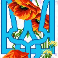 Флізелін водорозчинний К370 Тризуб 20*30см