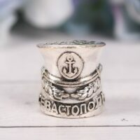 Наперсток "Севастополь" серебро 2,2*2,3см 4091267