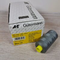 Нитка Mara120 Gutermann поліестер 1000м 700 сірий