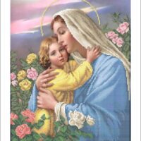 Золотая подкова ЗПО-037 Благословенное материнство, схема под бисер