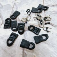 Підвіска для бігунка на блискавку чорна 3см