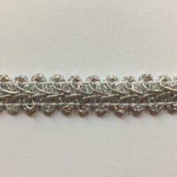 Тесьма парчевая 1,3см №O/1344/S серебро